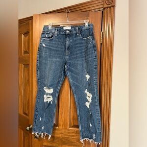 Abercrombie & Fitch High Rise Mom Jean 32/14R